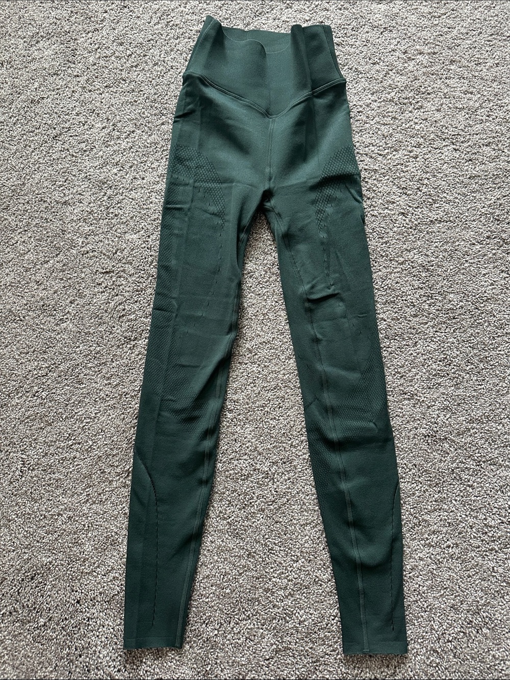 Fabletics Dark Green High-Waist Leggings